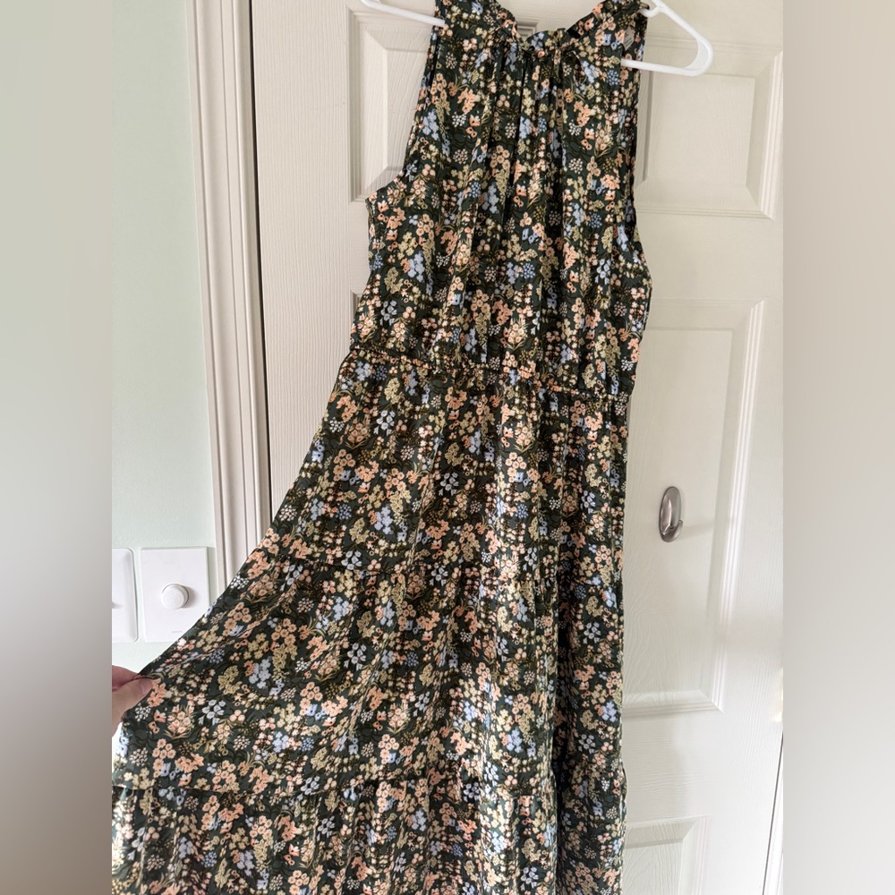 Floral Print Midi Dress - Picture 2 of 7